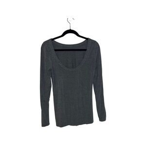 𝅺BANANA Republic Long Sleeve In Grey Size M